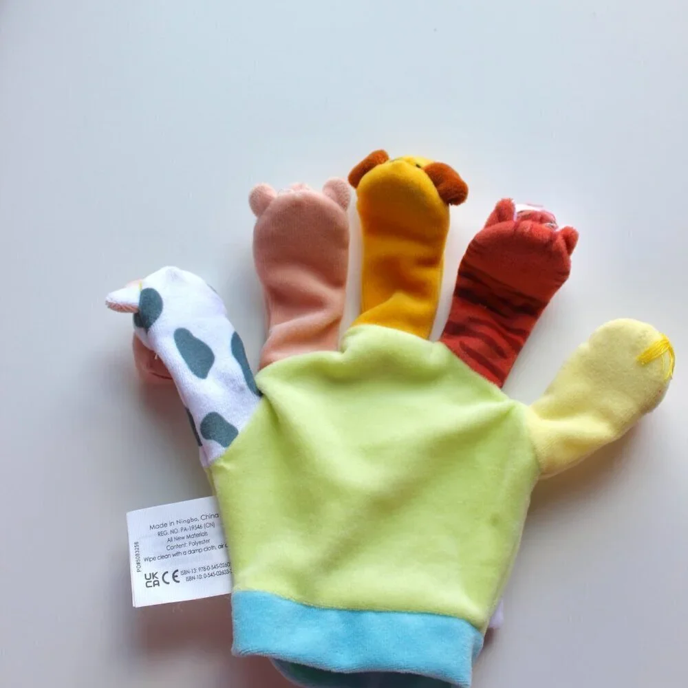 Old MacDonald Had a farm finger animal glove toy
